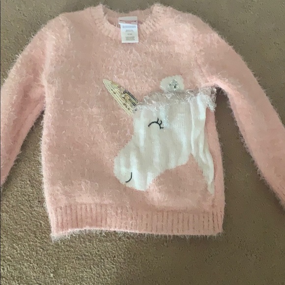 fuzzy unicorn sweater